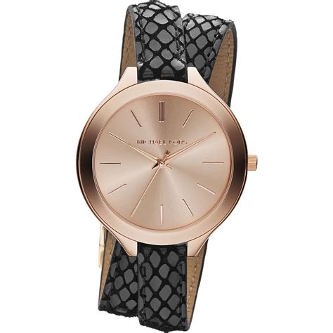 michael kors slim runway white strap watch|Michael Kors black runway watch.